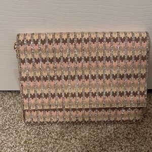 Elegant Plaid Clutch Bag